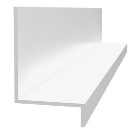 Moulure de transition en Z en PVC pour Trusscore Wall&CeilingBoard, blanc, 10'