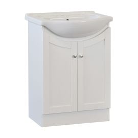 Meuble-lavabo, Priam, 2 portes, blanc, 24"