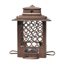 Bird Feeder - More Birds - Metal Hopper - Copper