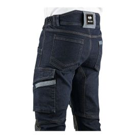 Pantalon, Seattle, denim stretch multipoches, grandeur 34, marine