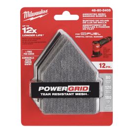 M12 Fuel Mesh Sanding Sheet - Grit 80 - 12/Pkg