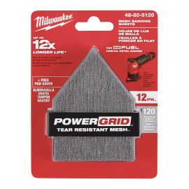 M12 Fuel Mesh Sanding Sheet - Grit 120 - 12/Pkg