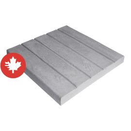 Dalle Rustica, charbon, 15" x 15"