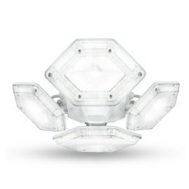 Quad Burst Garage Light, 5500 Lumens, DEL, 4 panneaux