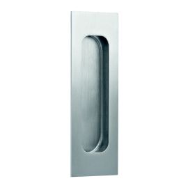 Rectangular Recessed Pull – 120 x 40 mm – Satin Stainless Steel