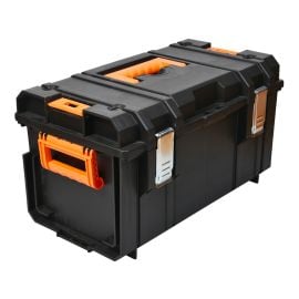 Coffre &agrave; outils empilable avec loquets