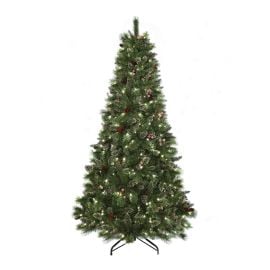 Pre-Lit Christmas Pine Tree - LED - 7.5’