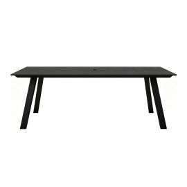 Hollo Outdoor Dining Table - 86.6" x 39.4" - Black