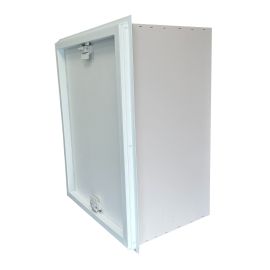 Trappe de grenier, PVC soud&eacute;, 22" x 30", fini blanc