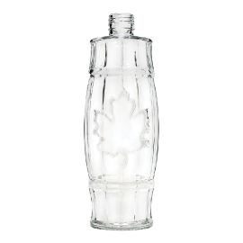 Barrel Maple Leaf Glass Bottles - 12 x 500ml