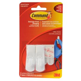 Crochet auto-adh&eacute;sif Command