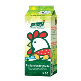 Pure Hen Manure Fertilizer - 5-3-2  - 215 ft&sup2; - 1.36 kg