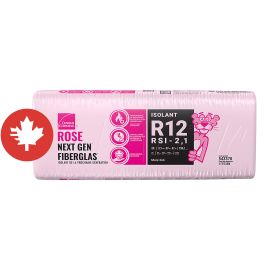 R-12 Pink Next Gen Fiberglas Insulation - 23" x 47" x 3 1/2" - Covers 150.1 sq. ft