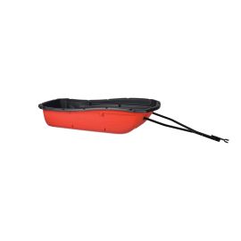 Luge utilitaire Snow Trek Sport 82, 82 1/2" x 36 1/2" x 17", rouge/noir