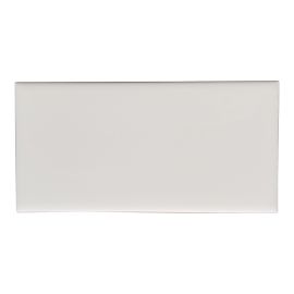 Tuile de c&eacute;ramique murale, blanc, lustr&eacute;, 3" x 6", 16,47&nbsp;pi&sup2;, 136/pqt