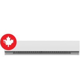 Plinthe électrique Prima, blanc, 23" x 7,5" x 3,5"