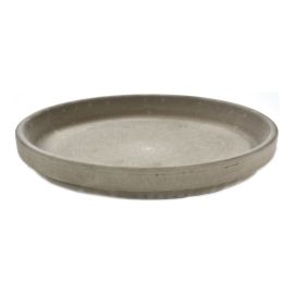Basalt Ceramic Saucer - Marble - 22 cm