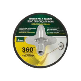 Sableur rond pour p&ocirc;le, 9"