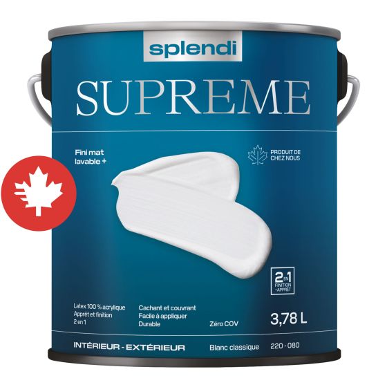 Paint SPLENDI Supreme - Flat - Base 2 - 3.78 l