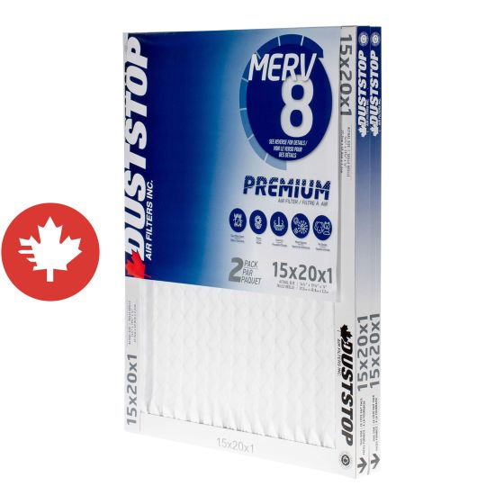 Electrostatic Furnace Filter - 2/pack - 1" x 15" x 20"