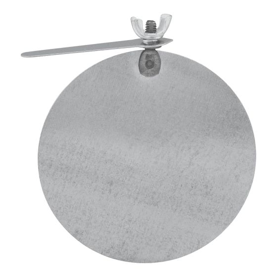 Round Damper with Key - 6"