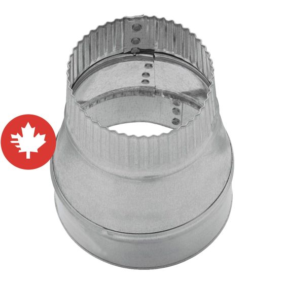 Short Reducer 5" to 4" - 30ga