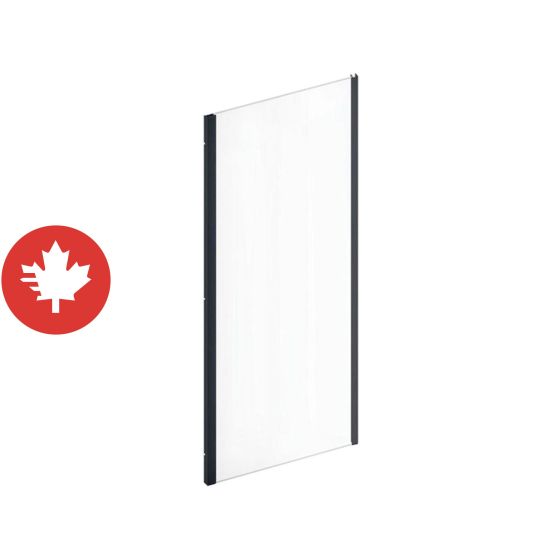 Shower Side Panel - Pandora - Matte Black