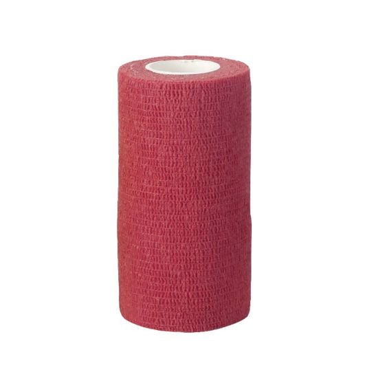EquiLastic Cohesive Bandage - 10 cm x 4.5 m - Red