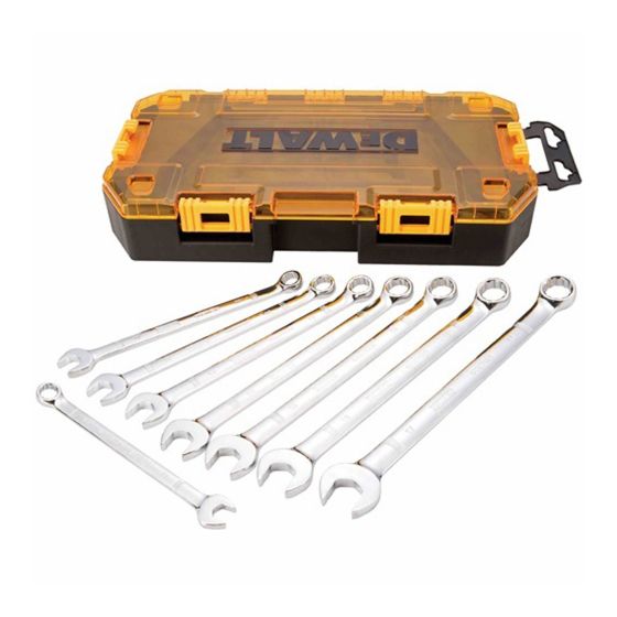 8-Piece Combination Metric Wrench Set