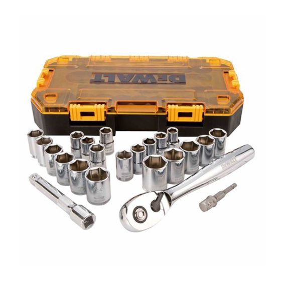 23-Pc 1/2" (12.7 mm) Drive Combination Socket Set