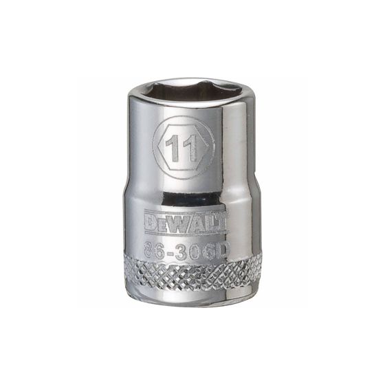 11 mm - 6 Point Short 3/8" Drive Socket