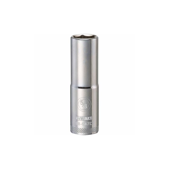 Douille 5/8", 6 pans, longue, à prise 1/2"