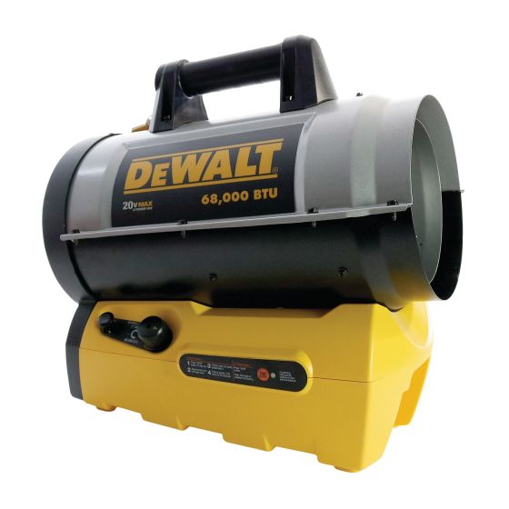 20V Max 70,000 BTU Cordless Forced Air Propane Heater from DEWALT