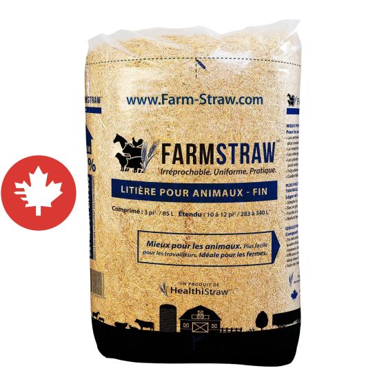 Fine Straw Bedding for Animals, 3 cu. ft.