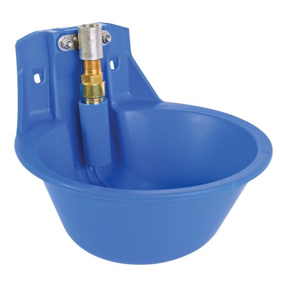 Super Flow Water Bowl for Cows - Blue Plastic - 22 lpm