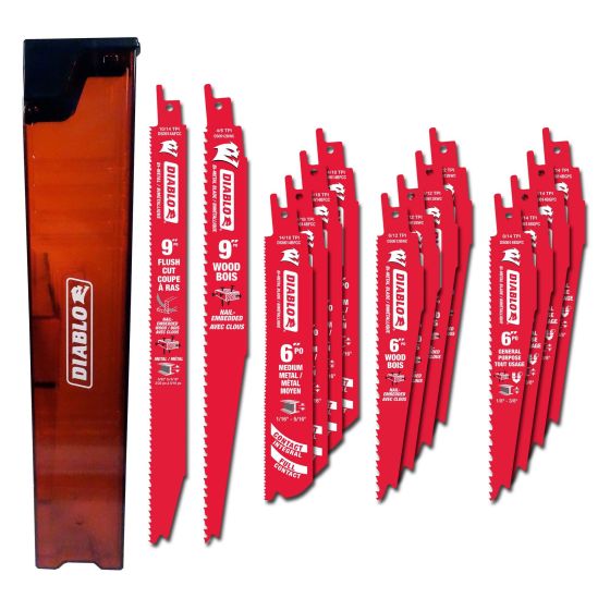 Ensemble de lames de scie alternative, 14/Pqt