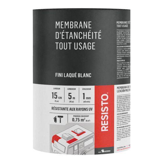 Multipurpose Waterproofing Membrane, Lacquered White, 6" x 16'