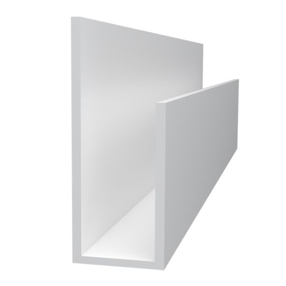 Moulure en J en PVC pour panneau Trusscore Wall&CeilingBoard, blanc, 1/2" x 10'