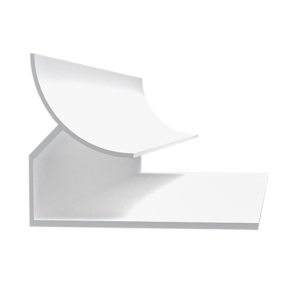 Moulure de coin intérieur en PVC pour panneau Trusscore Wall&CeilingBoard, blanc, 10'