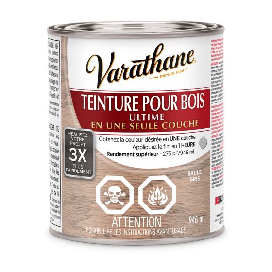 Teinture pour bois ultime, Saule gris, 946 ml