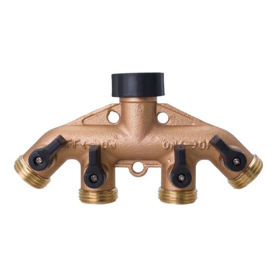Metal 4-way Hose Valve
