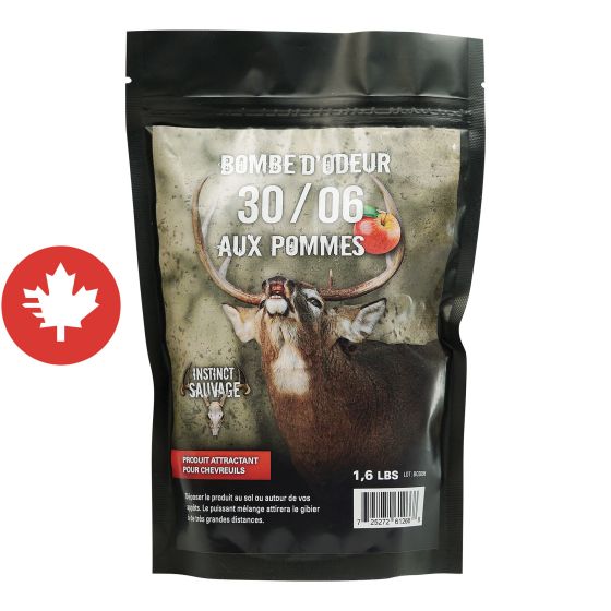 Bombe d'odeur 30/06 pour chevreuil, pomme, 1,6 lb