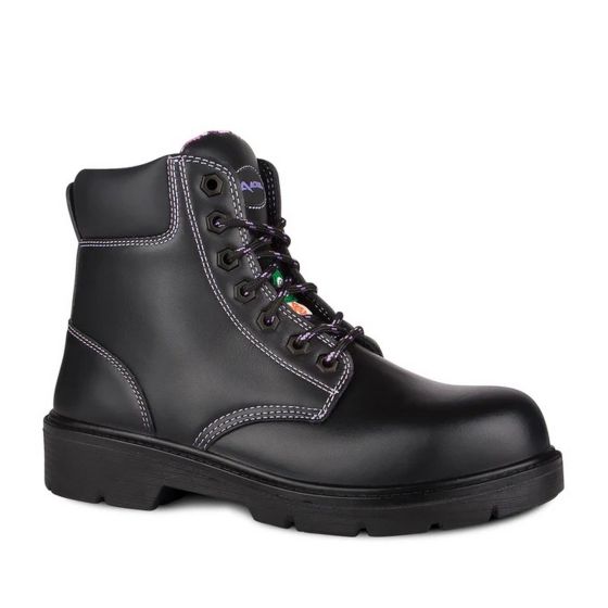 Bottes de travail 5" en cuir pour femmes, Prolady, noir, grandeur 9