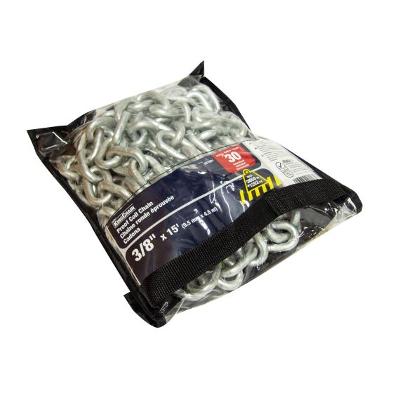 Grade 30 Chain - Galvanized - 3/8" x 15'