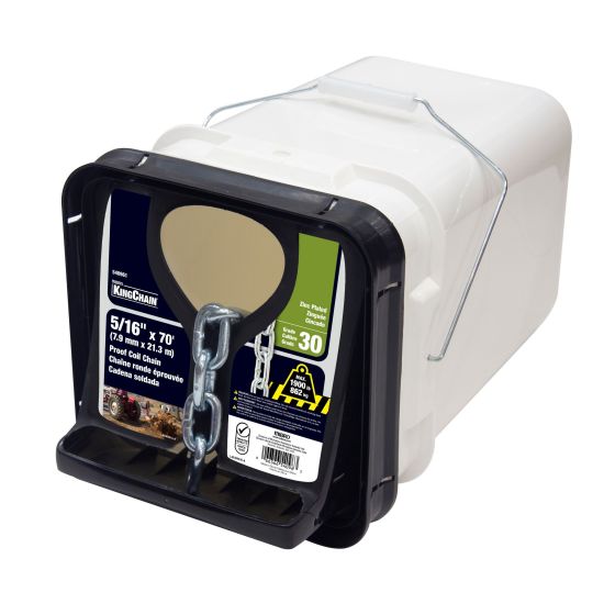 Grade 30 Chain - Zinc Plated - 5/16" x 70'