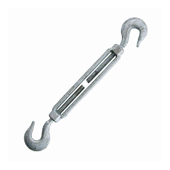 Galvanized Eye-Hook Long Turnbuckle - 2 3/8" x 6"