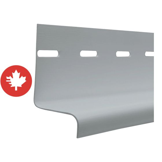 Moulure d’égouttement en vinyle, étain, 1 1/4"