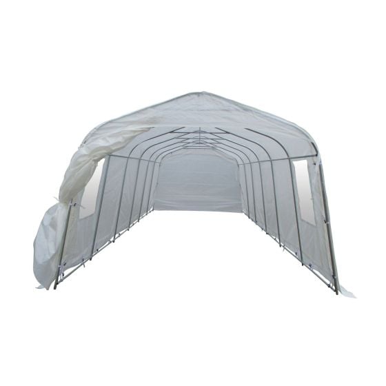 Canvas Car Shelter, 11' x 24' x 7'3"