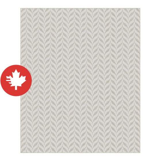 Tapis Lylia, coconut, 60" x 72"