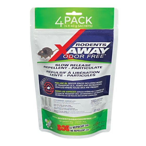 Rodents Away Slow Release Repellent - 4/Pkg